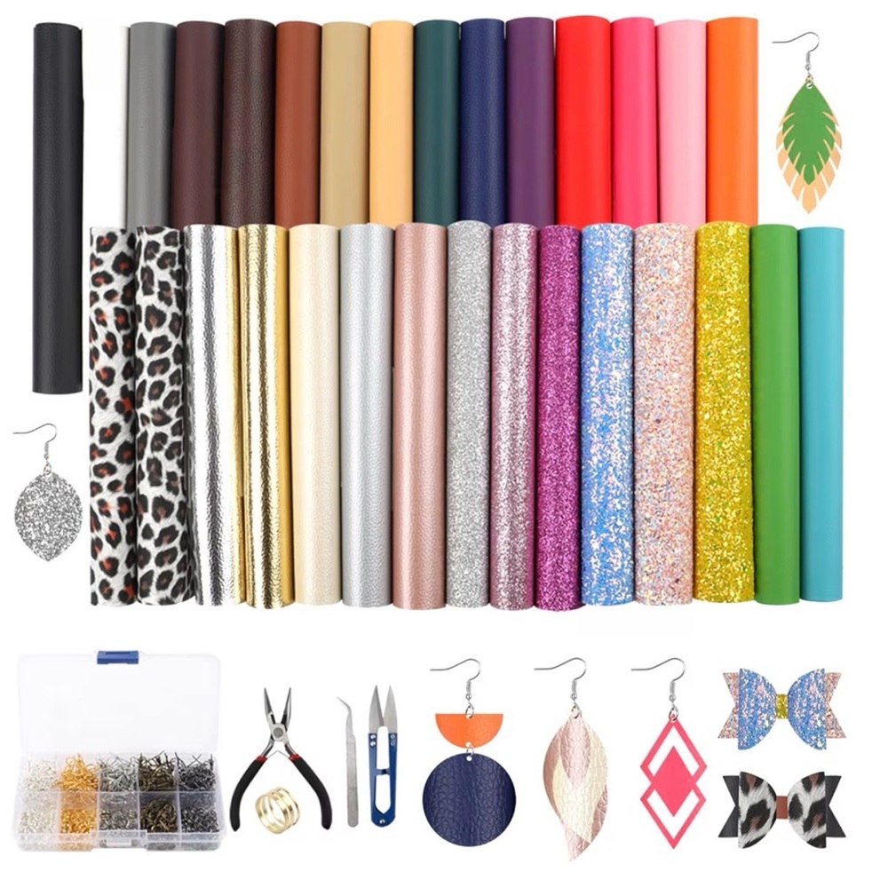 Assorted Color Vinyl Sheets for Crafting